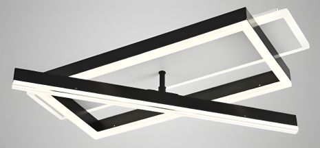 Светодиодная люстра V K38629-3 BK+WT