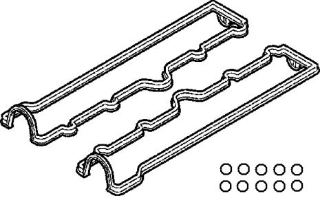 Комплект прокладок крышки ГБЦ CHEVROLET TIGRA, OPEL CORSA, OPEL ASTRA, ELRING (062430)