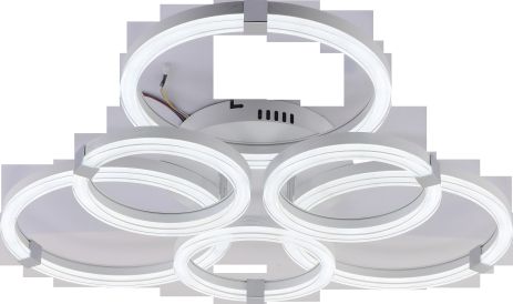 Світлодіодна люстра V DK6303C-3+3A WH+CR