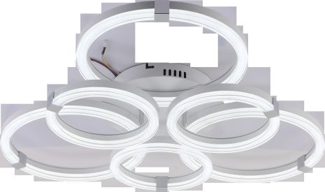 Світлодіодна люстра V DK6303C-3+3A WH+CR