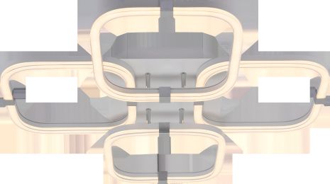 LED Люстра V DK6098-4A WH+CR