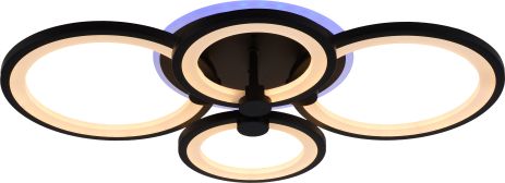 LED Chandelier v LI8832-4 BK RGB