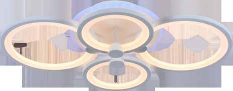 Світлодіодна люстра V LI8832-4 WT RGB