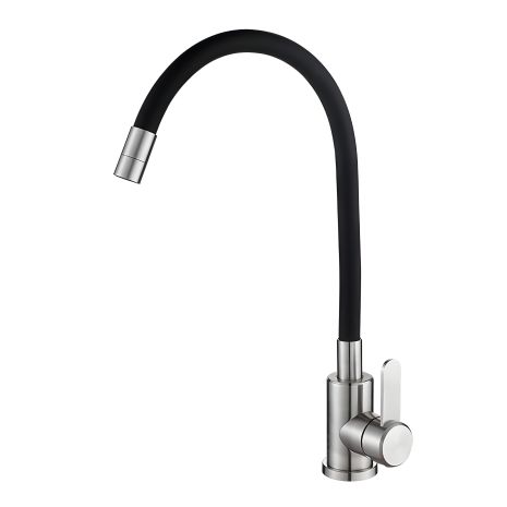 Смеситель кухонный гибкий VALESO KT 90, Черный
