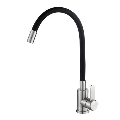 Смеситель кухонный гибкий VALESO KT 90, Черный