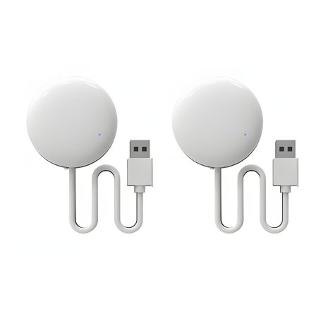 Умный унверсальный инфракрасный пульт управления IR Remote Control (2шт) - Tuya, SmartLife, 2.4GHz Wi-Fi, Amazon Alexa, Google Home, круглый, White (без АКБ, питание по USB) Умный унверсальный инфракрасный пульт управления IR Remote Control (2шт) - Tuya, SmartLife, 2.4GHz Wi-Fi, Amazon Alexa, Google Home, круглый, White (без АКБ, питание по USB)