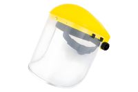 Захисний Щиток VISION SOFT з наголовником і прозорим екраном PC 1 мм MASTERTOOL 81-0007