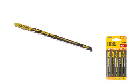 Полотно для лобзика MASTERTOOL T144DB 5 шт, для дерева/пластику