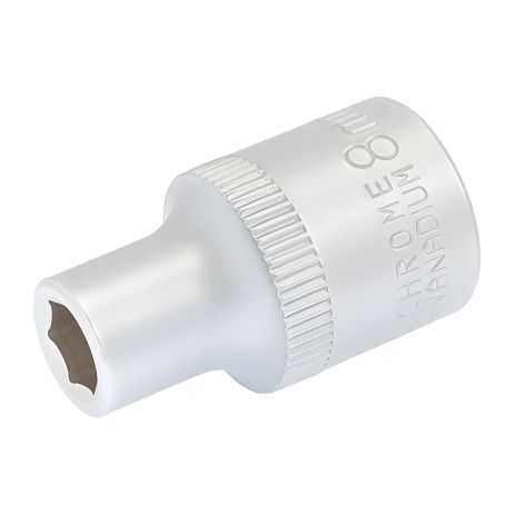 Торцева головка 6-гранна ½″ 8 мм L 40 мм CrV MASTERTOOL 78-0008