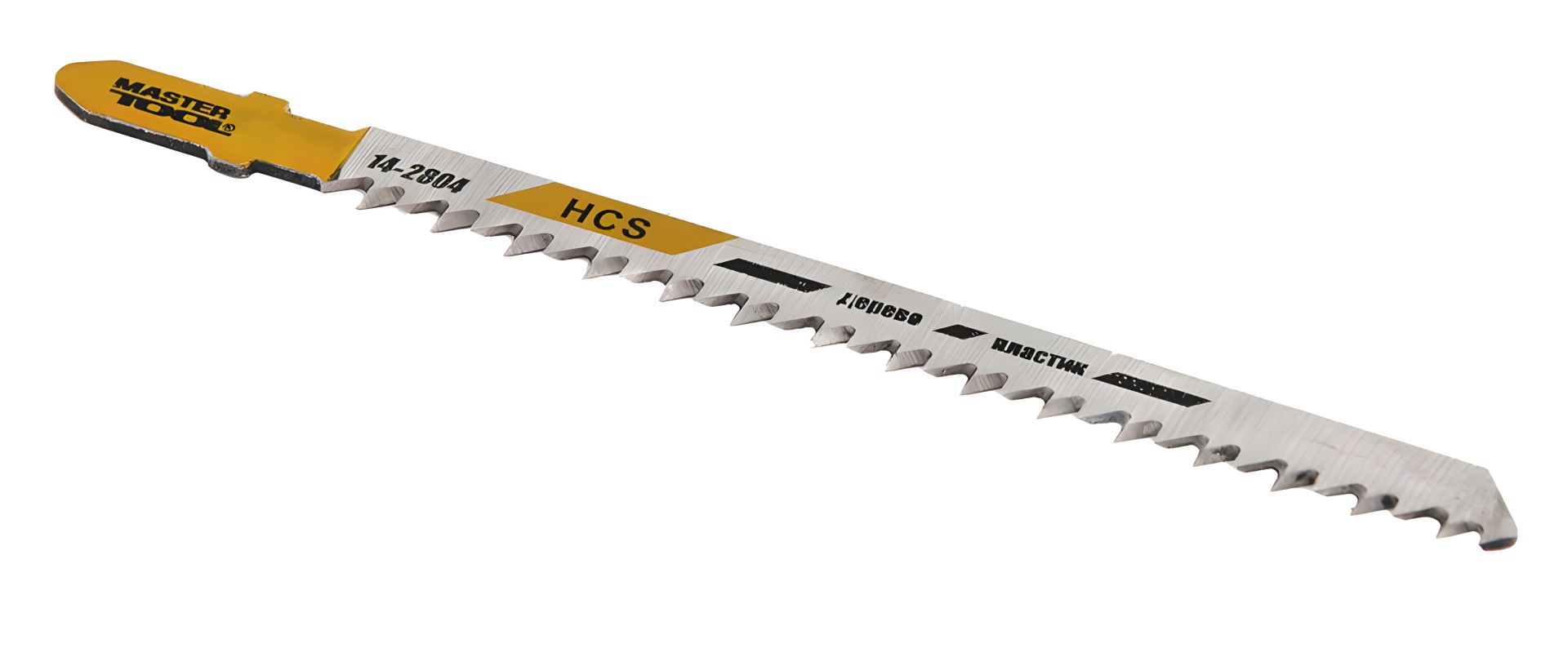 Пиляльне полотно для лобзика T301CD 5 шт дерево/пластик чистий прямий різ 8TPI/116 мм MASTERTOOL 14-2804 Пиляльне полотно для лобзика T301CD 5 шт дерево/пластик чистий прямий різ 8TPI/116 мм MASTERTOOL 14-2804