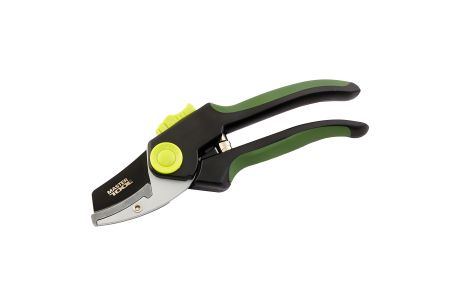 Садовий секатор з ковадлом 200 мм з ручками ABS-пластик з покриттям TPR, лезо тефлонове Mn65 від MASTERTOOL 14-6124 Садовий секатор з ковадлом 200 мм з ручками ABS-пластик з покриттям TPR, лезо тефлонове Mn65 від MASTERTOOL 14-6124