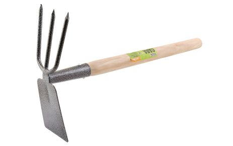 Садовая тяпка "Нептун" 380х190х70 мм с длинной деревянной ручкой MASTERTOOL 14-6194 Садовая тяпка "Нептун" 380х190х70 мм с длинной деревянной ручкой MASTERTOOL 14-6194