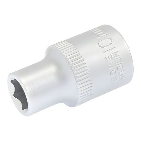 Головка торцева 6-гранна ½" 10 мм L 40 мм CrV MASTERTOOL 78-0010