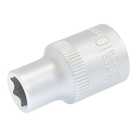 Головка торцевая 6-гранная ½" 10 мм L 40 мм CrV MASTERTOOL 78-0010