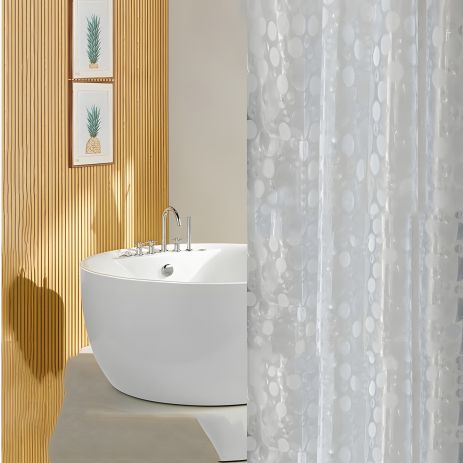 Шторка для ванной с 3D эффектом "3D Stone"