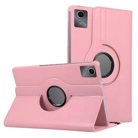 Флип-чехол для Lenovo Tab M11 (Xiaoxin Pad 2024) с поворотом 360, светло-розовый Флип-чехол для Lenovo Tab M11 (Xiaoxin Pad 2024) с поворотом 360, светло-розовый