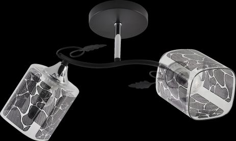 Декоративная люстра v xa1519b/2 bk+cr Декоративная люстра v xa1519b/2 bk+cr