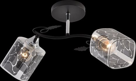 Люстра декоративна INTEREES IS XA1519B/2 BK+CR