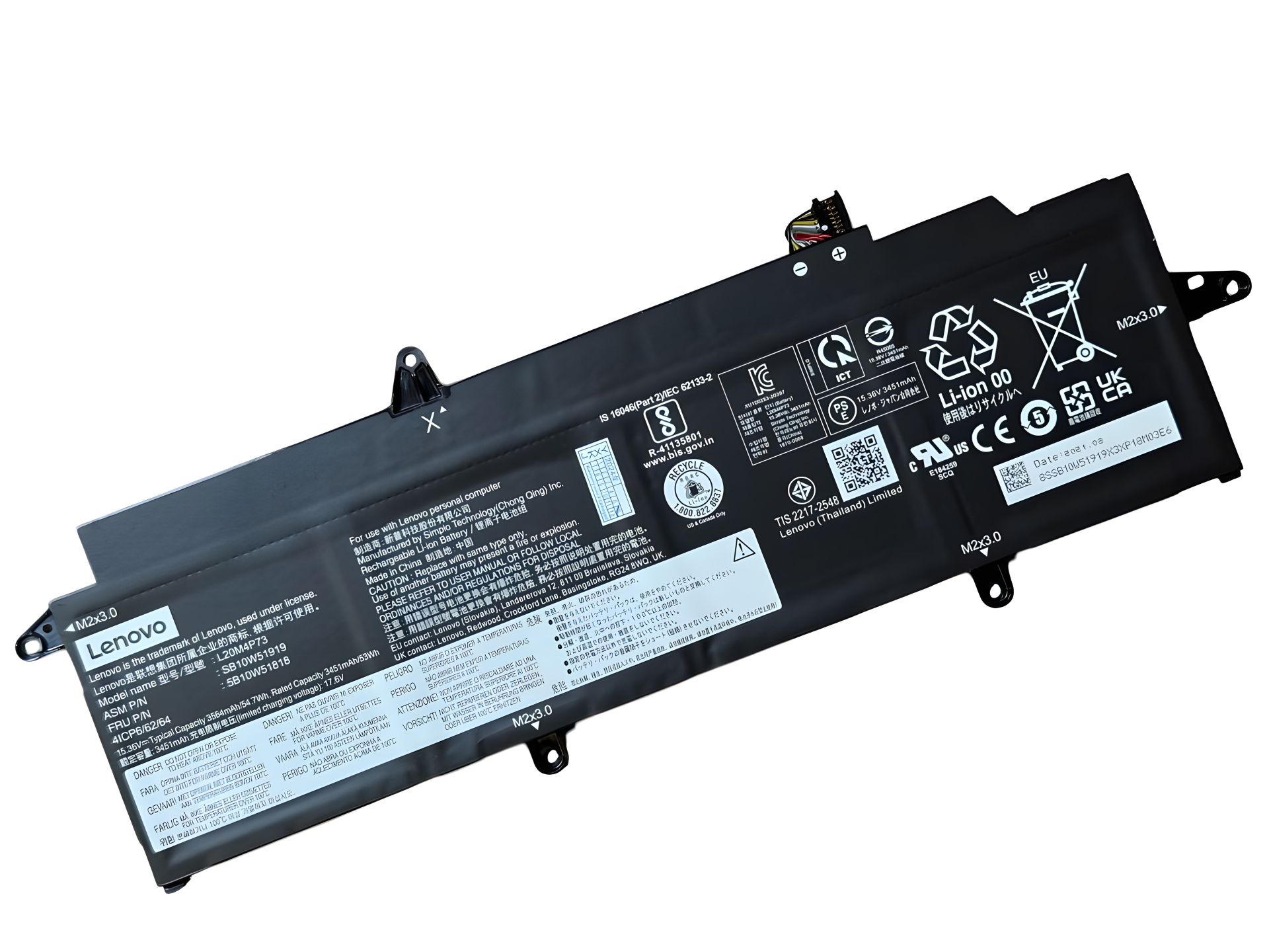 Ноутбучная батарея для Lenovo ThinkPad X13 Gen 2 X13 Gen 3 L20M4P73 L20L4P73 L20C4P73 L20D4P73 Ноутбучная батарея для Lenovo ThinkPad X13 Gen 2 X13 Gen 3 L20M4P73 L20L4P73 L20C4P73 L20D4P73