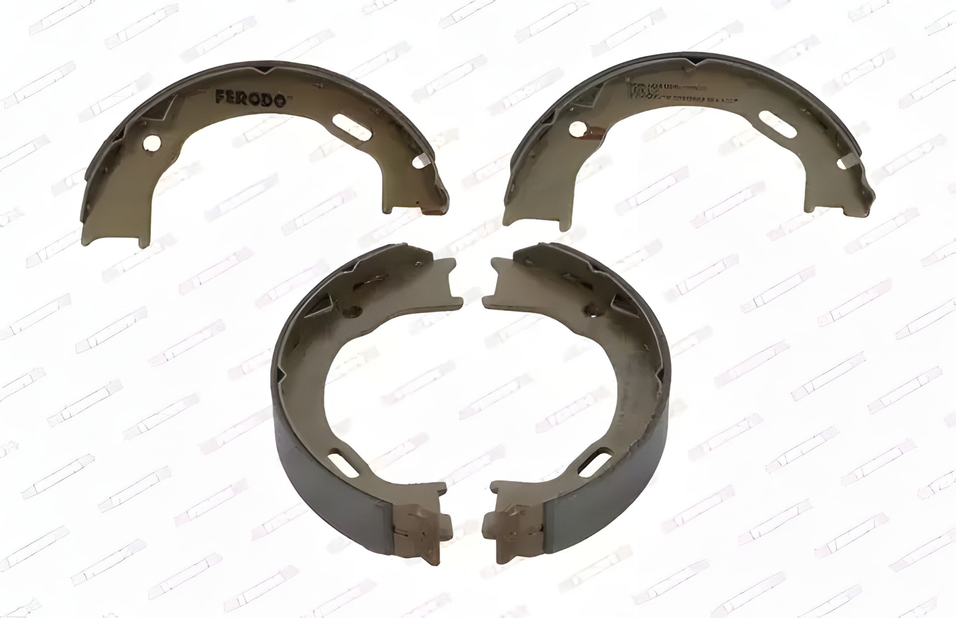 Комплект колодок гальма стоянки JEEP CHEROKEE, JEEP WRANGLER, FERODO (FSB4061) Комплект колодок гальма стоянки JEEP CHEROKEE, JEEP WRANGLER, FERODO (FSB4061)
