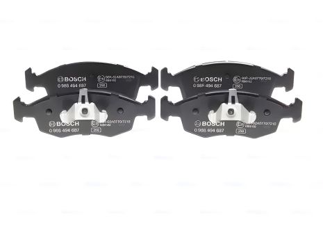 Комплект тормозных колодок для LANCIA YPSILON, FIAT PANDA, FIAT 500, BOSCH (0986494687)