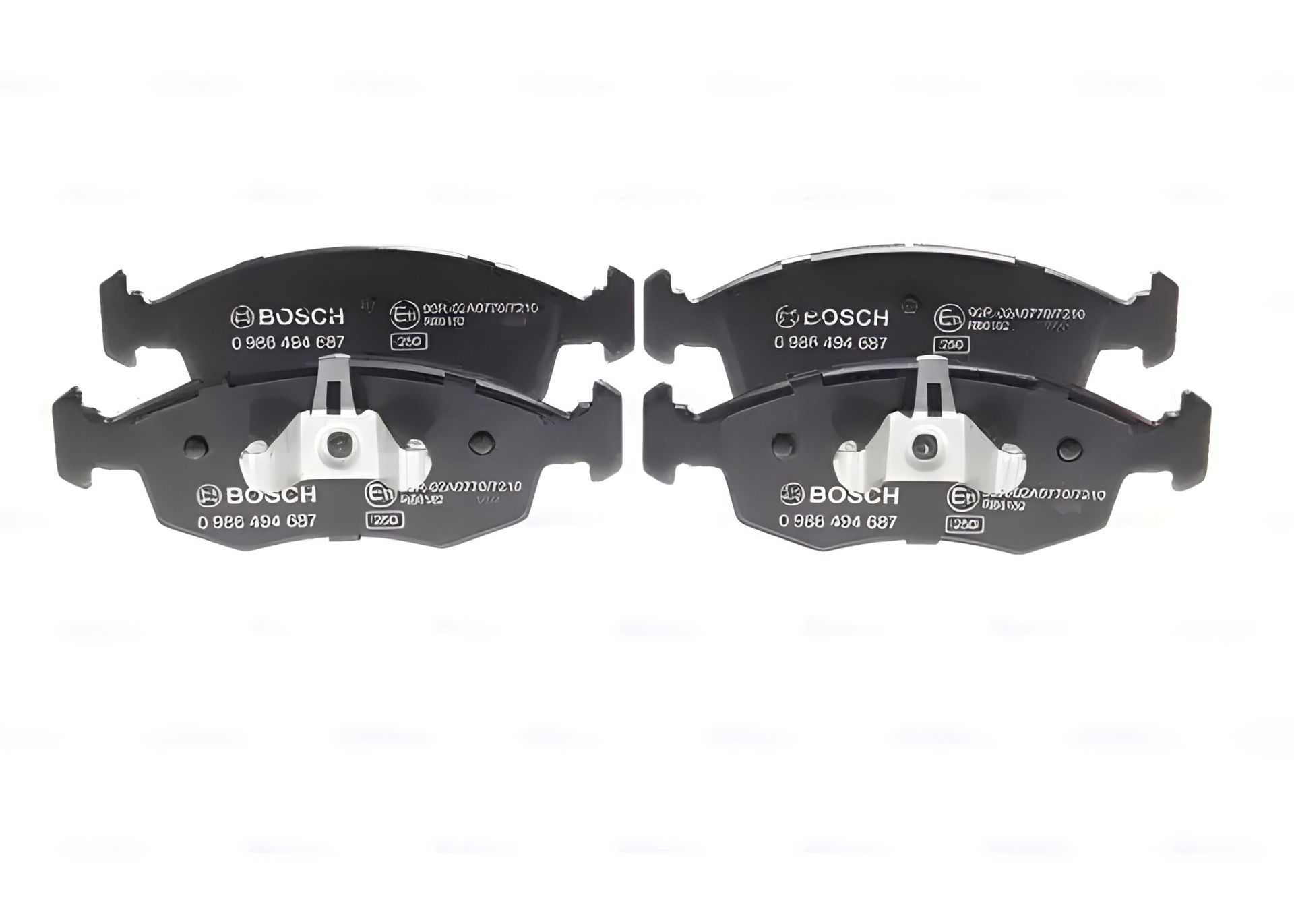 Комплект тормозных колодок для LANCIA YPSILON, FIAT PANDA, FIAT 500, BOSCH (0986494687) Комплект тормозных колодок для LANCIA YPSILON, FIAT PANDA, FIAT 500, BOSCH (0986494687)