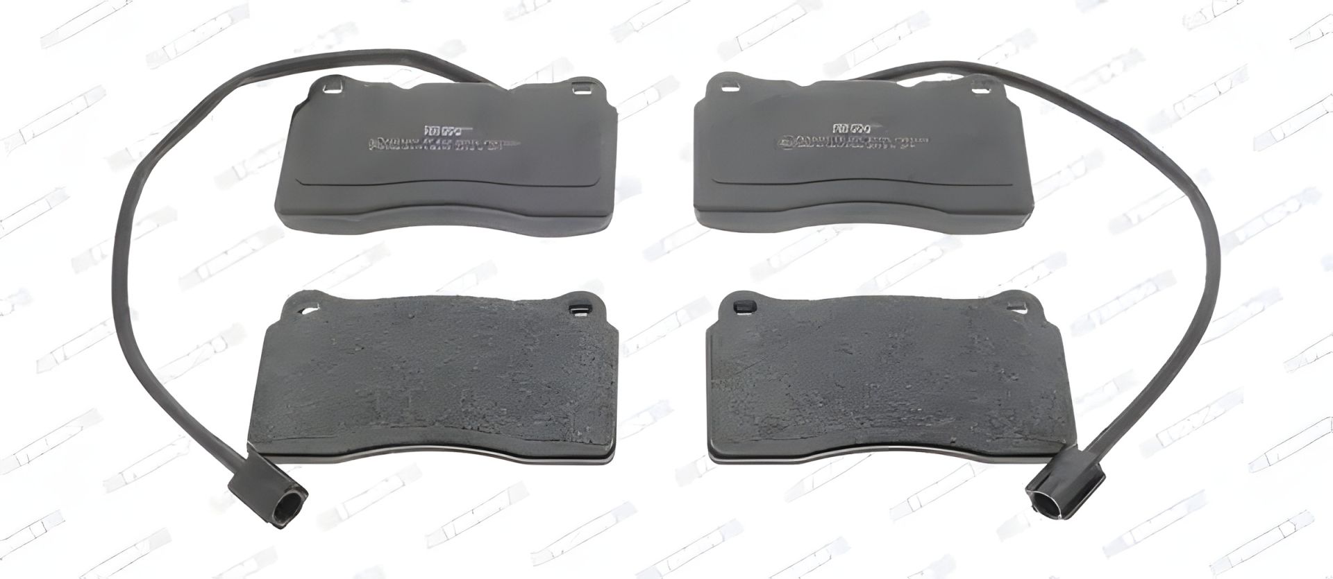 Комплект гальмівних колодок FERODO, ALFA ROMEO (FDB1663) Комплект гальмівних колодок FERODO, ALFA ROMEO (FDB1663)