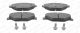 Гальмівні колодки комплект для SEAT IBIZA, VW POLO, SKODA FABIA, FERODO (FDB4590)