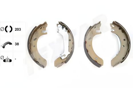 Гальмівних колодок комплект FORD MONDEO, TEXTAR (91046600)