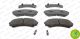 Комплект тормозных колодок ISUZU D-MAX, MITSUBISHI PAJERO, MAZDA E-SERIE, FERODO (FDB1603)