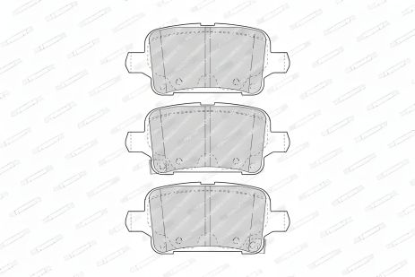 Комплект гальмівних колодок OPEL ASTRA, OPEL AMPERA-E, FERODO (FDB4938) Комплект гальмівних колодок OPEL ASTRA, OPEL AMPERA-E, FERODO (FDB4938)
