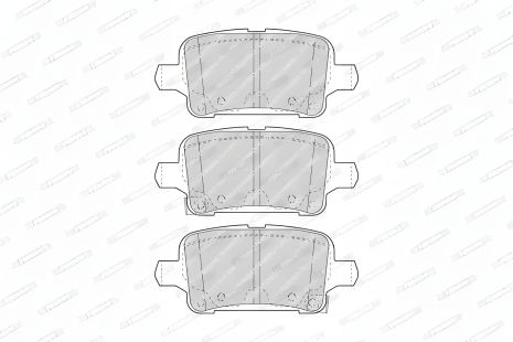 Гальмівних колодок комплект OPEL ASTRA, OPEL AMPERA-E, FERODO (FDB4938)