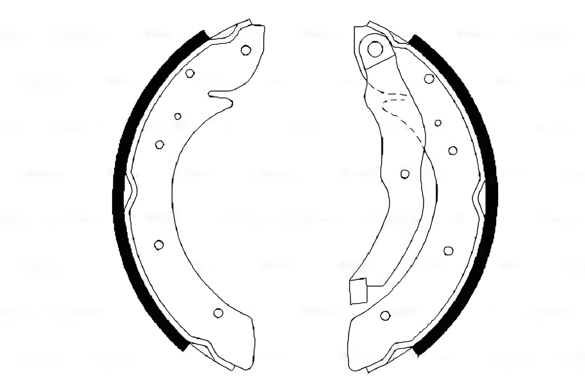 Гальмівних колодок комплект BMW 3, BOSCH (0986487327) Гальмівних колодок комплект BMW 3, BOSCH (0986487327)
