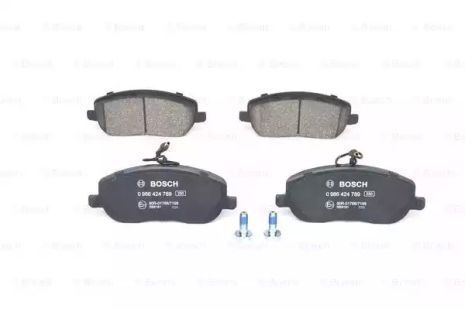 Комплект гальмівних колодок LANCIA PHEDRA, PEUGEOT 807, FIAT SCUDO, BOSCH (0986424789) Комплект гальмівних колодок LANCIA PHEDRA, PEUGEOT 807, FIAT SCUDO, BOSCH (0986424789)