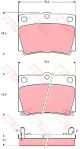 Гальмівних колодок комплект MITSUBISHI (GAC), MITSUBISHI (BJC), MITSUBISHI PAJERO, TRW (GDB3239) Гальмівних колодок комплект MITSUBISHI (GAC), MITSUBISHI (BJC), MITSUBISHI PAJERO, TRW (GDB3239)