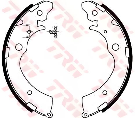 Тормозные колодки комплект SUZUKI JIMNY, HONDA AIRWAVE, HONDA ACCORD, TRW (GS8559)