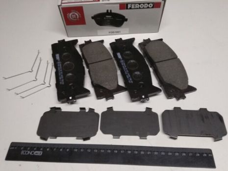 Комплект гальмівних колодок LEXUS ES, TOYOTA CAMRY, TOYOTA AVALON, FERODO (FDB1991)