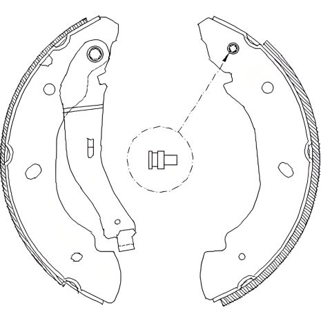 Комплект гальмівних колодок для FORD TRANSIT, WOKING (Z410700) Комплект гальмівних колодок для FORD TRANSIT, WOKING (Z410700)