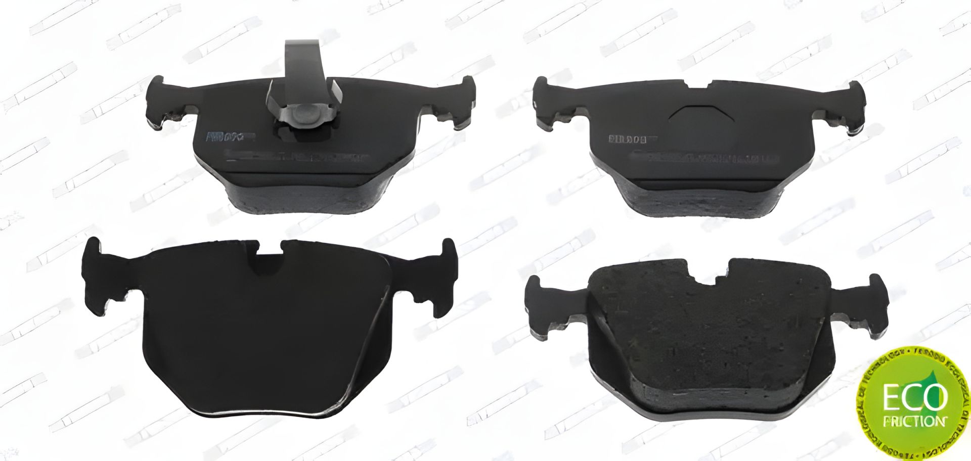 Комплект гальмівних колодок LAND ROVER, ALPINA ROADSTER, SKODA OCTAVIA, FERODO (FDB1483) Комплект гальмівних колодок LAND ROVER, ALPINA ROADSTER, SKODA OCTAVIA, FERODO (FDB1483)