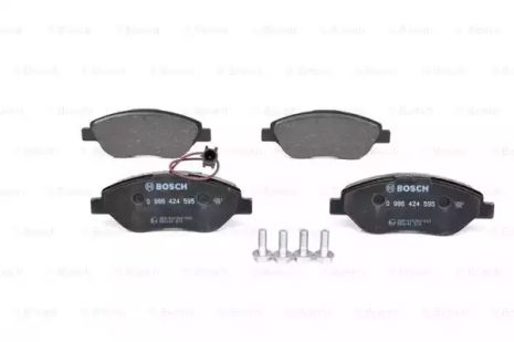 Комплект гальмівних колодок ALFA ROMEO, FIAT STILO, LANCIA DELTA, BOSCH (0986424595)
