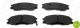 Комплект гальмівних колодок для ZOTYE T600, SSANGYONG REXTON, HYUNDAI H-1, FERODO (FDB1605)