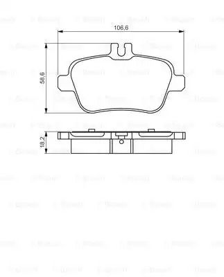 MB SLC, MB CLA, MB GLA-CLASS, BOSCH (0986495348)