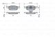 Комплект тормозных колодок LADA XRAY, DACIA LOGAN, RENAULT CLIO, BOSCH (0986424021)