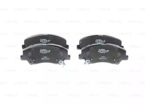 Комплект гальмівних колодок NAZA FORTE, PROTON X70, HYUNDAI ACCENT, BOSCH (0986494563)