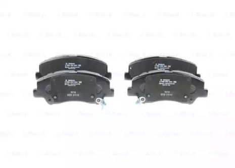 Комплект гальмівних колодок NAZA FORTE, PROTON X70, HYUNDAI ACCENT, BOSCH (0986494563)