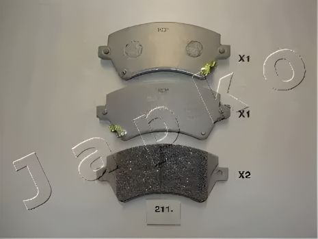 Гальмівних колодок комплект TOYOTA COROLLA, JAPKO (50211) Гальмівних колодок комплект TOYOTA COROLLA, JAPKO (50211)
