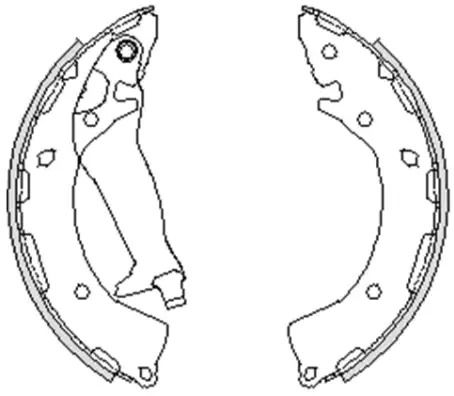 Kia Rio Brake Pads Kit, Hyundai I20, Hyundai I10, Woking (Z424800)