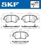 Комплект тормозных колодок NISSAN MICRA, NISSAN NOTE, NISSAN ALMERA, SKF (VKBP80182A)