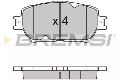 Комплект гальмівних колодок LEXUS IS, TOYOTA CAMRY, LEXUS GS, BREMSI (BP3126)