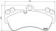Комплект гальмівних колодок для VW TOUAREG, PORSCHE CAYENNE, MB G-CLASS, BREMBO (P85069)